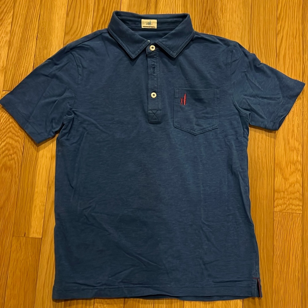 Johnnie-O boy’s The Original polo shirt in vibrant blue, size 10.